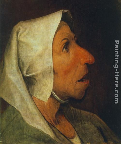 Portrait of an Old Woman painting - Pieter the Elder Bruegel Portrait of an Old Woman art painting